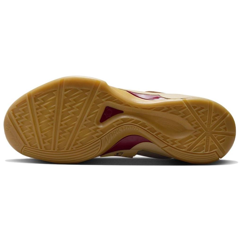 Nike Мужские кроссовки Zoom KD 4 Год Дракона 2.0 Мужские кроссовки Бежевый Хаки Благородно-Красный FJ4189-200