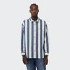 Levis FW22 Striped Pocket Single-Breasted Long Sleeve Shirt Men Shirts Indigo A3404-0003