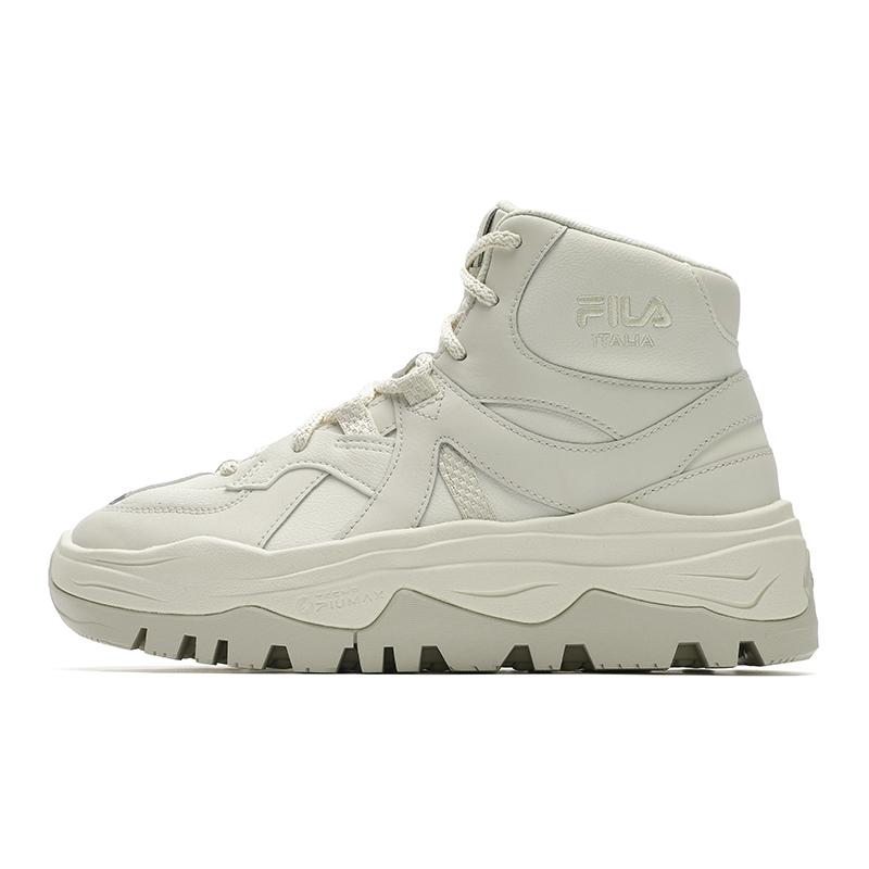 Fila Amica Fashion Удобные Универсальные Высокие Повседневные Кроссовки Женские кроссовки Спаржа-Белый F12W441113FGW