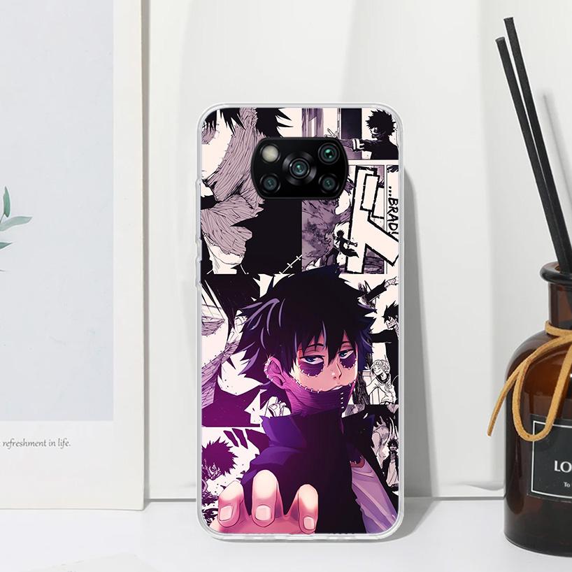 My Hero Dabi Bnha Phone Case For Xiaomi Poco X7 X6 X5 M7 M8 Pro F7 Ultra Redmi 15C 15 13C 13 12C 12 10 10C 10A Art Fundas Poco X