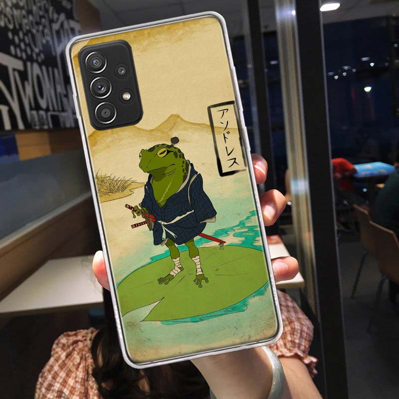 Милый Чехол для Телефона с Мышью, Аксолотлем, Лягушкой, Волшебником для Samsung A54 A57 A37 A17 A14 A15 A12 A24 A34 A55 A35 A25 A52S A07 A05S A04S A22 A32