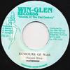7-дюймовая пластинка НАТУРАЛЬНЫЙ ЧЕРНЫЙ - Rumours Of War NONE Win-Glen Record Jamaica Reggae, Ska & Dub Used