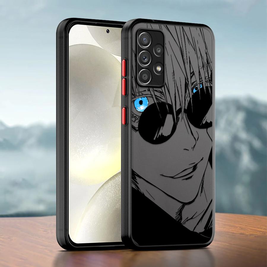 Мягкий чехол с изображением Сукуны из Jujutsu Kaisen для Samsung Galaxy A23 A32 A15 A52 A16 A33 A54 A22 A73 A24 A34 A53 A21s A72 A25 A31