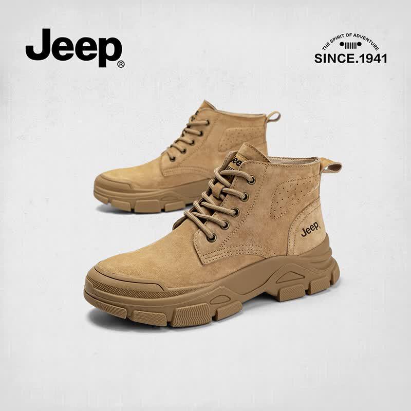Jeep Женские высокие рабочие ботинки в стиле Мартин JPD20DX066T