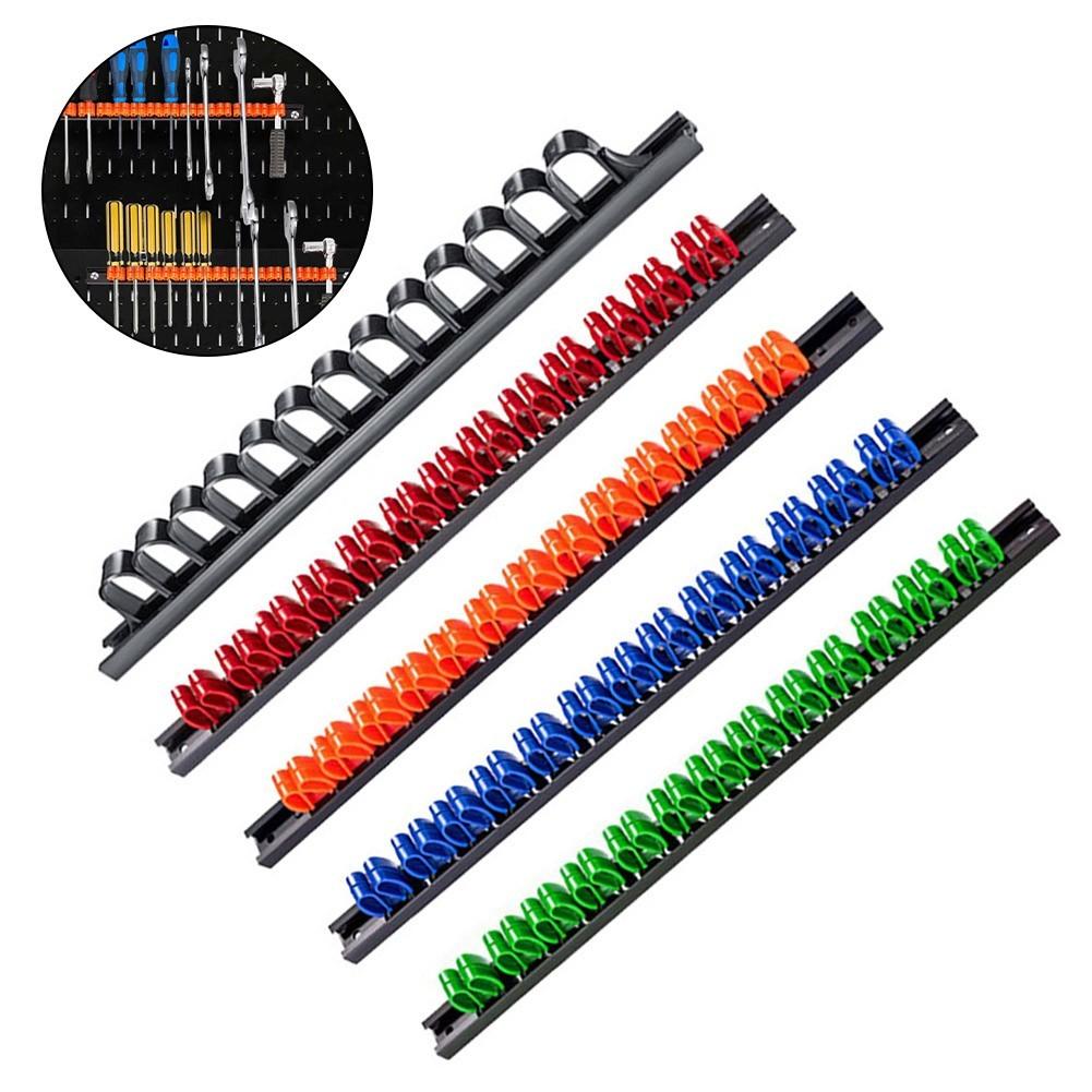 Space Saving Wall Mounted Organizer for Tools Screwdrivers and Wrenches
