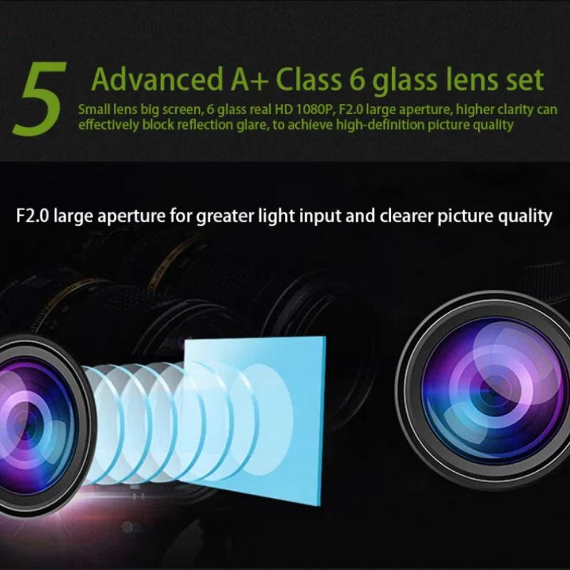 Новое WiFi-подключение мобильного телефона, двойная запись, ночное видение высокой четкости, автомобильный видеорегистратор, записывающий устройство для нанесения помады