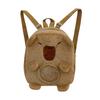 Capybara Plush Bag Crossbody Bag Cartoon Kawaii Autumn Winter Versatile Cartoon Backpack Funny Capibala Crossbody Plush Bag