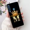Для Samsung Galaxy A7 A9 2018 Чехол Корона Первые Буквы Силикон Мягкий ТПУ Чехол Funda Для SamsungA7 A 9 2018 A920F Задние Крышки
