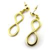 [N3923] - Золотые дизайнерские серьги «Инфини»