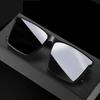 Non-polarized Retro Big Square Frame Sunglasses Women Black Cool Men Eyeglasses Fashion Men Decorative Glasses