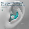 Reusable Soft Silicone Noise Reduction Earplugs Waterproof Hearing Plugs for Sleeping Swimming Travel with Portable Storage Case