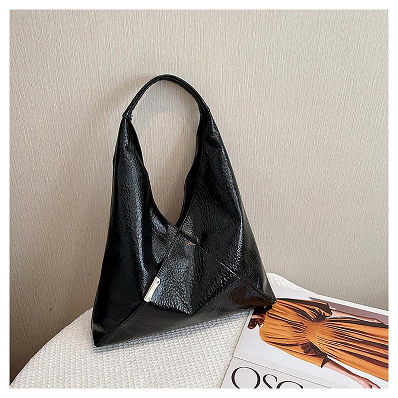 Мягкая кожаная ретро-сумка большой емкости на плечо, французская мода, простая сумка через плечо, женская повседневная сумка из вощеной кожи для поездок на работу