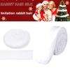 1.5M Artificial Fur Ribbon Christmas Decorations Imitation Rabbit Hair Strips Christmas Doll Ribbon