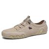 LDECK First-layer Leather Low-top Casual Shoes Martin Shoes Men's Octopus Large-size Shoes