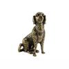 Tabletop Figurine Brass Dog Animal Statue Sculpture Home Decor Gifts