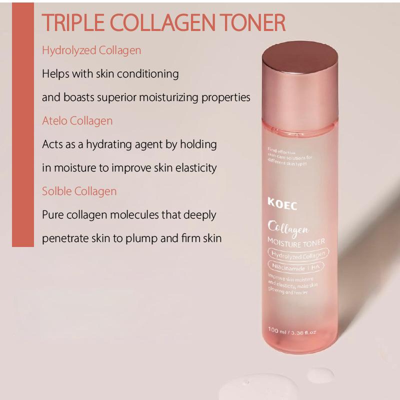 Collagen Jelly Face Cream 100g Nourishing Moisturizer Shrinks Pores Removes Comedones Face Toner Korean Skin Care