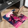 Demon Slayer Nezuko Printed Absorbent Washable Carpet, Non-Slip Bathroom Mats, Kitchen Rugs, Yoga Mat,Living Room Entrance, Camping Picnic Rugs