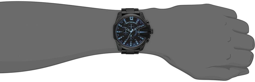 Diesel DZ4318 Diesel Chief Series Черные часы из нержавеющей стали для мужчин [предмет]