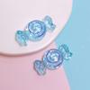 100pcs Transparent Kawaii Simulation Candy Resin Cabochon Mini Food Flatbacks DIY Embellishments for Doll House Decoration