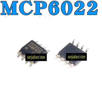 5 ШТ. MCP6022-I/SN MCP6022I MCP6022-E/SN MCP6022E SOP8 Интегральная схема операционный усилитель ИС чип патч SOP - 8