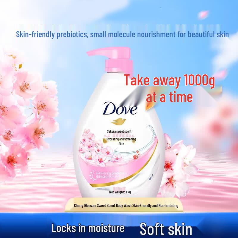 DOVE Питающий гель для душа «Цветок вишни»
