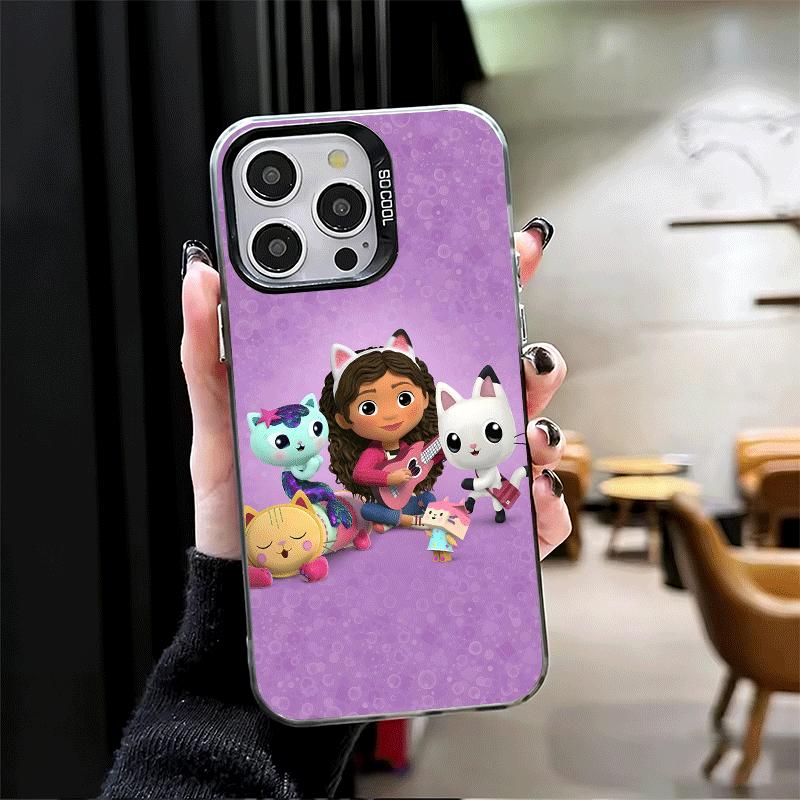 G-Gabbys Dollhouse Cartoon Soft Phone Case for iPhone 15 16 17 Pro Max 17Air 16E 14 Plus 13 12 Mini Shockproof Cover Back Shell