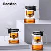Bonston элегантная чашка изоляция разделение пузырьковый чайник термостойкий стеклянный чайник простой фильтр чашка для чая