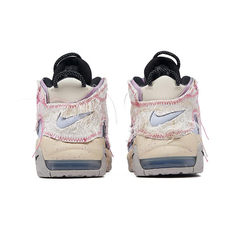 Nike Кроссовки Air More Uptempo Винтажные Баскетбольные Женские Средние Белый/Фиолетовый/Розовый FJ1387-001(КомандаH-S-BOX)