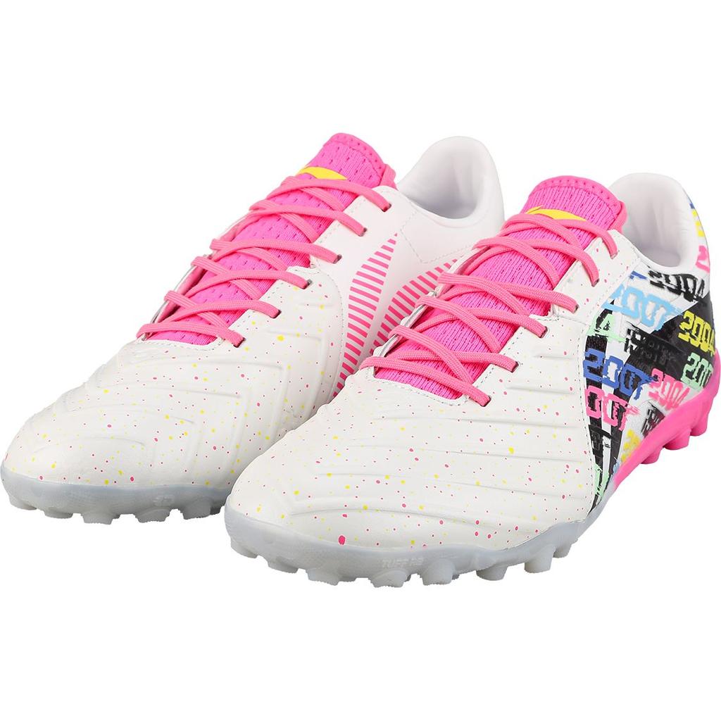 Серия Li Ning Jin с шипами TF (Резиновые шипы) Футбольные бутсы с искусственным покрытием, амортизирующие, нескользящие, износостойкие, мужские футбольные бутсы YSTT021-5