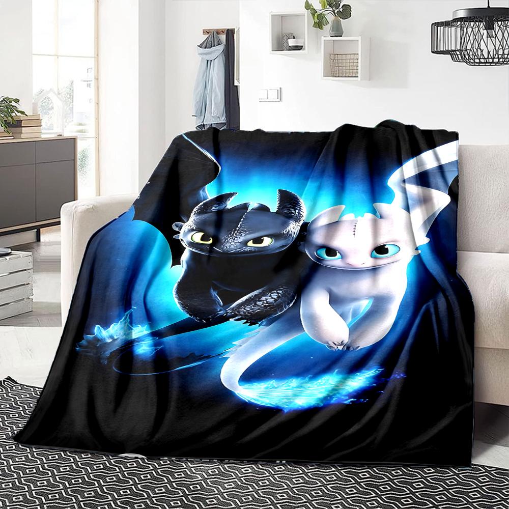 Dragon Companions Blanket Soft Throw Blanket For Home Bedroom Bed Sofa Travel Office Solid Christmas Blanket