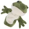 TOYANDONA Frog Hand Puppet, Plush Toy with Moving Mouth, Cute Ventriloquism Puppet for Parents and Children