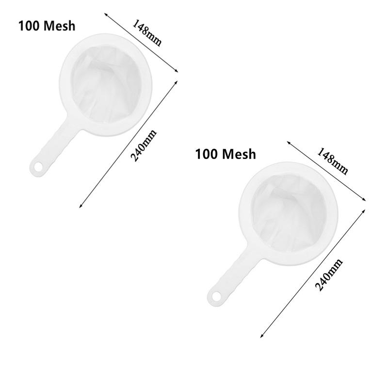 Soy Milk Wine Filter Bag Nut Milk Bag Tea Coffee Oil Yogurt Filter Net Mesh Kitchen Food Reusable Nylon Filter Bags Strainer