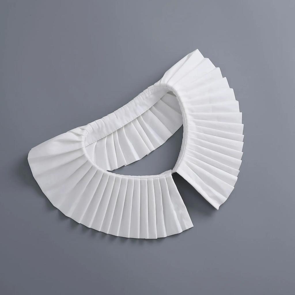 Women Cute Neck Detachable Lapel Collar Shirt Dress Shawl Decorative Fake Collar Sweet Scarf Wrap Lady False Collar