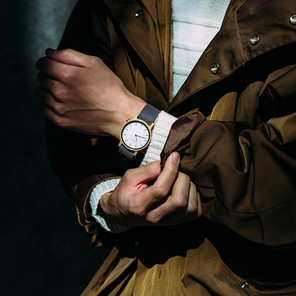 Kabholz Деревянные Немецкие Официально WWAL7227 Мужские Часы, Дизайн, Водонепроницаемые, Импортные,