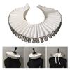 Medieval Victorian Ruffled False Collar with Black Trim for Adults Halloween Party Wear Renaissances Cosplay Neck Ruff