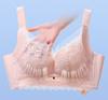 Large Size Women Lingerie Full Cup Minimizer Thin Bra Wireless Brassiere Sexy Lace Underwear Gathered Push Up Bralette