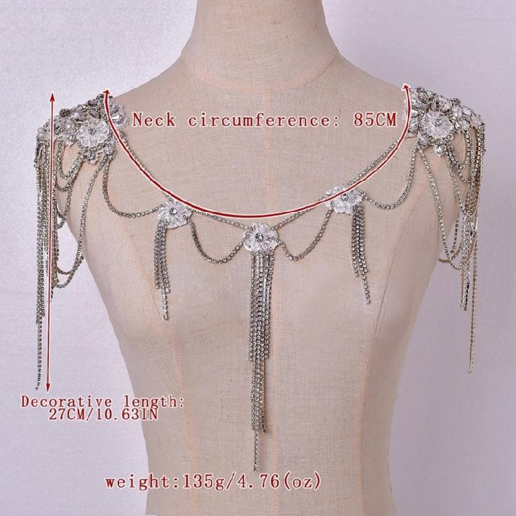 Съемные кисточки Наплечное украшение для тела Стразы Свадебный аксессуар Подходит для клубных мероприятий, выступлений и повседневной носки