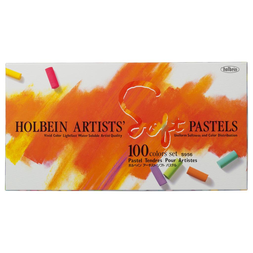 Набор мягких пастелей Holbein S956, 100 цветов 09956