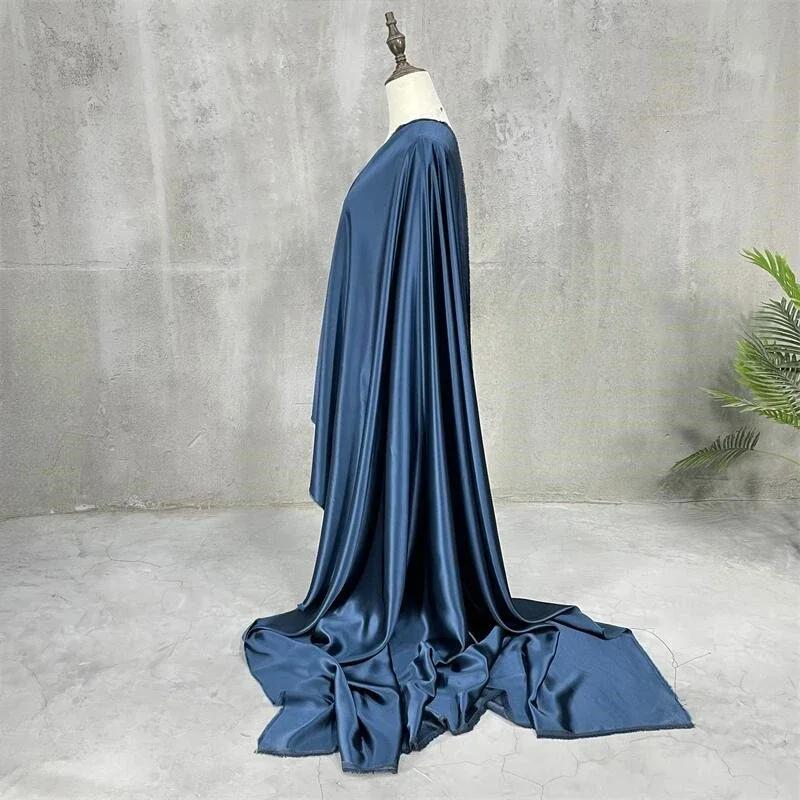 100x150 см уксуснокислотный атласный материал перламутровый шелк гладкий чонсам для платья ткань оптовая продажа ткани на метр своими руками для шитья