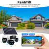 LS VISION 4G Sim-карта 15MP 8K 3 объектива с питанием от солнечной панели Беспроводная PTZ IP-камера O-KAM Pro APP Безопасность Уличная солнечная CCTV-камера