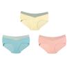TERMEZY 3Pcs/lot Seamless Panties Ice Silk Female Comfort Underwear Women Low-Waist Briefs Large Size Maternity Panty Sexy Lingerie