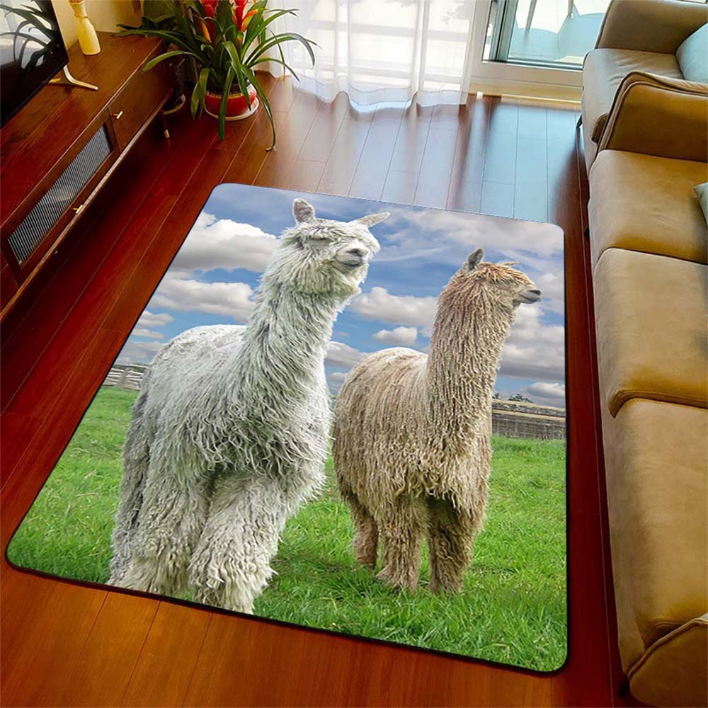 Ковер из альпаки с 3D принтом, украшение в виде животных, коврик, забавный коврик на день рождения для друга, гостиная, спальня, детская комната, коврики, коврик для домашнего декора