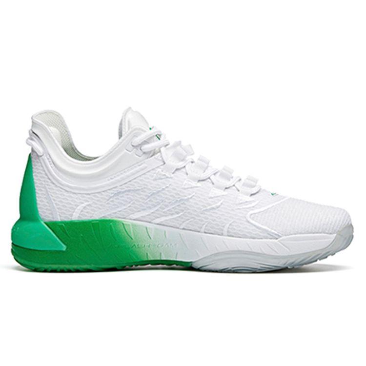 Anta GH1 Low Hayward Home Colorway прочные дышащие низкие баскетбольные кроссовки мужские кроссовки белые зеленые 112021103-4