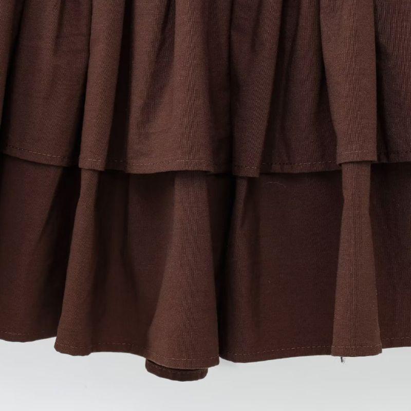 Kaslead New Arrival Women's Clothing Fashion Style Fashion Laminated Decoration Short Dress 0085308 700