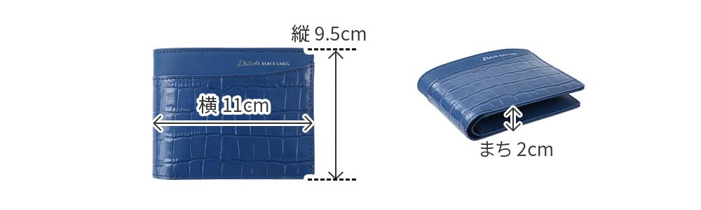 Черный кошелек бифолд BLACK LABEL Dakota Зеленый [Dakota Label] BL-621011-50