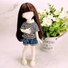 BJD Dolls 11.5" Casual Wears T-shirt Doll Pants Shorts Doll Jeans Trousers Doll Clothes Accessories