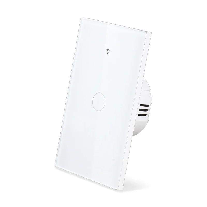1 шт., умный выключатель света, Wi-Fi, сенсорный датчик, устройство с поддержкой Wi-Fi, управление через приложение, 85-275 В для Alexa Google Home Tuya