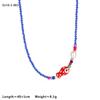 Jewelry Fish Pendant Necklace Bohemia Beads Chain Choker Trendy Mini Fish Necklace  Summer