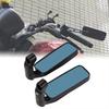 Adjustable Rear View Mirror  For Scooter Blue Glass Motorcycle Handlebar Rearview Mirrors  ATV