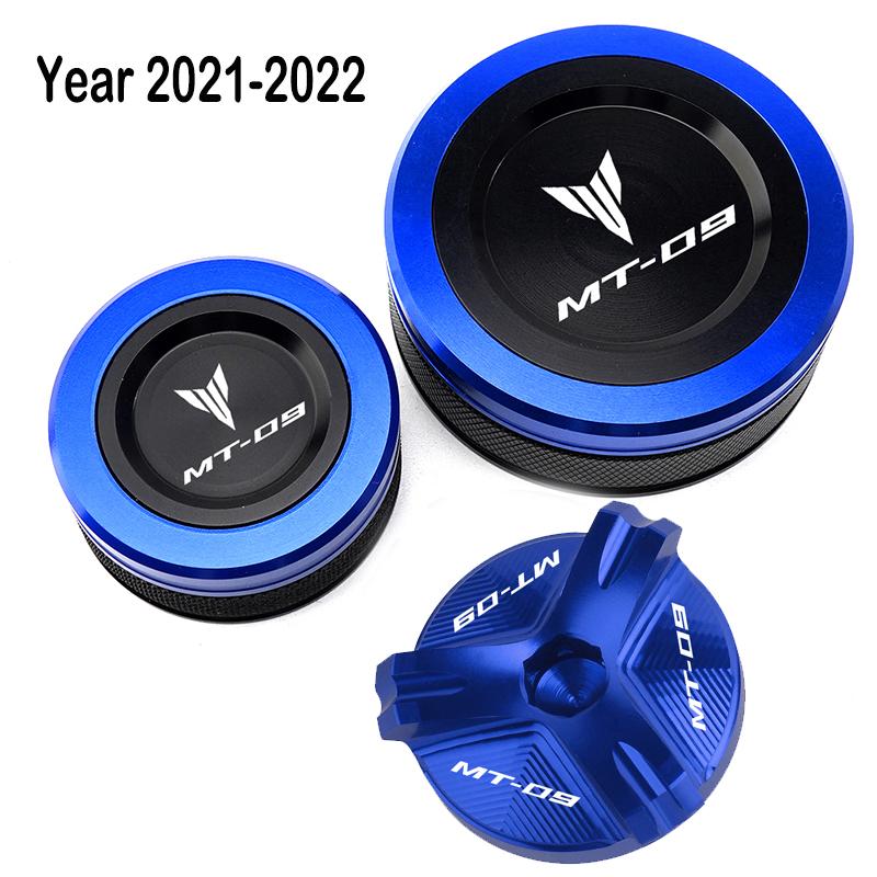 Для Yamaha MT09 MT-09 MT 09 Tracer SP FZ09 FJ09 2013-2022 Мотоцикл Передний Задний Резервуар Тормозной Жидкости Крышка Бака Маслонаполнитель